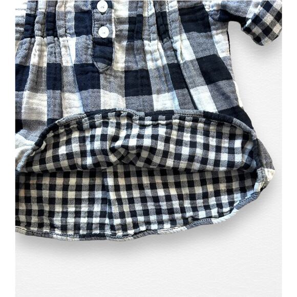 Joe Fresh Textured Plaid Tunic Top, Size 4 - Picture 7 of 8